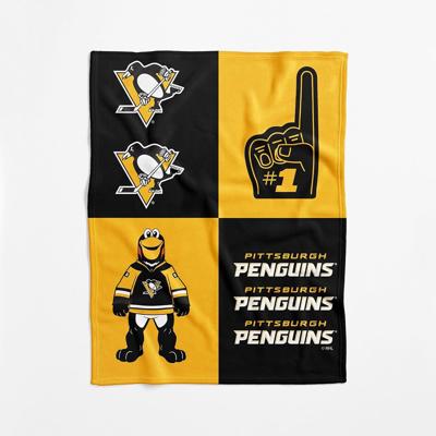 Amazon.com : NHL Pittsburgh Penguins Officially Licensed Baby Swaddle Blanket, 40 x 50 in, Soft Lightweight Polyester, Domino Design : Sports & Outdoo