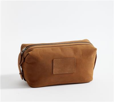 Grant Leather Toiletry Bag | Pottery Barn