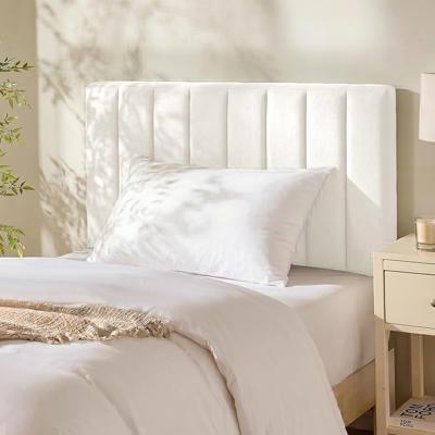 Amazon.com - Hearth & Harbor Upholstered Twin Headboard - Easy Assemble Channel Stitched Headboard Twin Size - Wall Mounted Headboards with 3D Soundpr