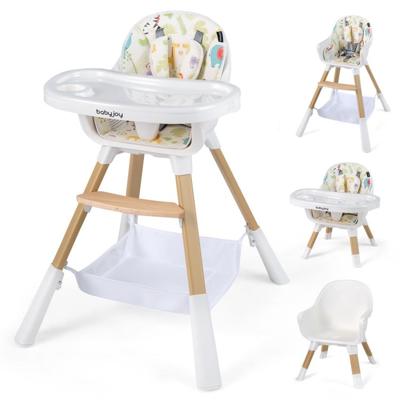4 in 1 High Chair for Babies Convertible Toddler Highchair - Baby & Kids - Nursery Furniture - High Chairs - - Costway