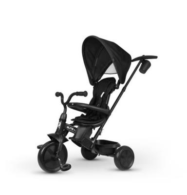 Qplay Elite Platinum Tricycle with Reversing Seat Black
