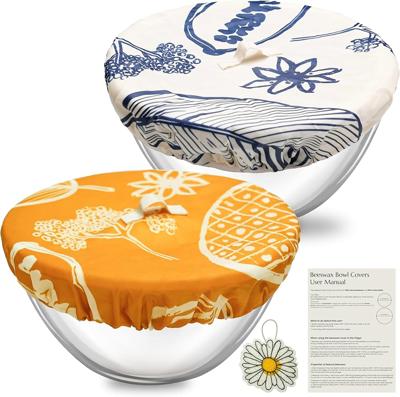 Amazon.com: JACYAOS 10/11 Reusable Bowl Covers for Bread Proofing, Beeswax Bowl Covers with Elastic Band, Bread Proofing Covers for Large Container