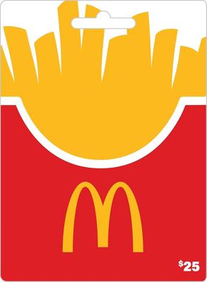 Amazon.com: McDonalds Physical Gift Card - $25 : Gift Cards