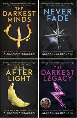 The Darkest Minds Series by Alexandra Bracken 4 Books Collection Set Exclusive Slipcase Edition (The Darkest Minds, Never Fade, In The Afterlight & Th