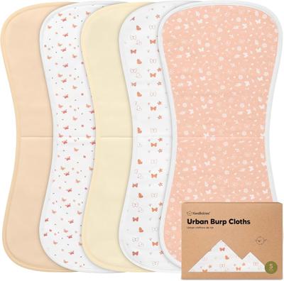 Amazon.com: Organic Burp Cloths Baby Boy & Girl - 5-Pack Super Absorbent Cotton Burping Cloths for Babies, Soft & Plush Newborn Spit Up Rags, Infant T