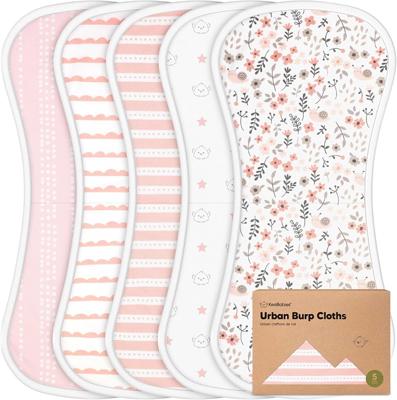 Amazon.com: Organic Burp Cloths Baby Boy & Girl - 5-Pack Super Absorbent Cotton Burping Cloths for Babies, Soft & Plush Newborn Spit Up Rags, Infant T