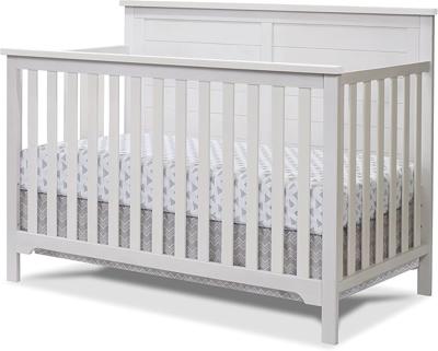 Amazon.com : Sorelle Furniture Farmhouse 3-Piece Nursery Set with 4-in-1 Convertible Crib, 4-Drawer Dresser, and Changing Table with Shelves, Baby Fur