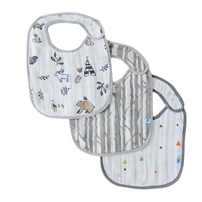 Cotton Muslin Classic Bibs - 3 Pack | Snuggle Bugz | Canadas Baby Store