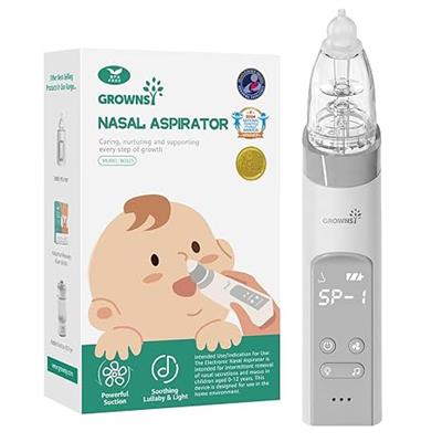 Amazon.com : GROWNSY Nasal Aspirator for Baby, Electric Baby Nose Sucker with Larger Suction Chamber and More Powerful Suction, Automatic Nose Cleaner