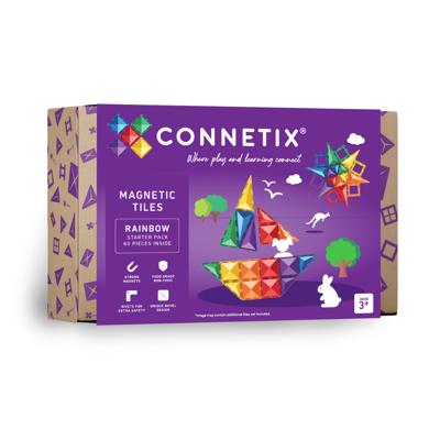 CONNETIX Rainbow Starter Pack, 60 Pieces | Official Store
