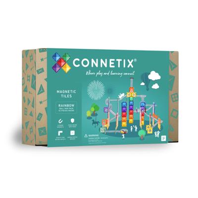 CONNETIX Rainbow Ball Run Pack, 92 Pieces | Official Store