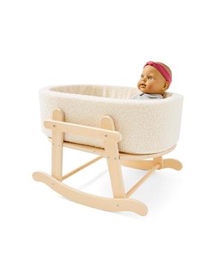 3 Piece Wooden Boucle Bassinet - Kmart