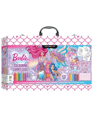 Kaleidoscope Barbie Colouring Carry Case - Book - Kmart