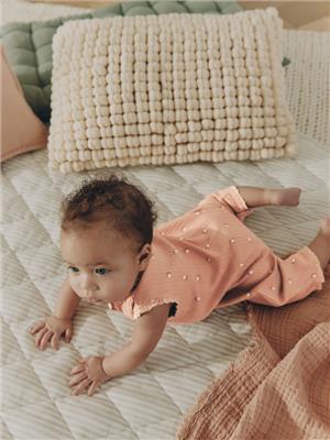 Buy Brown Tonal Floral Printed Button Through Rompers 3 Pack from Next Australia