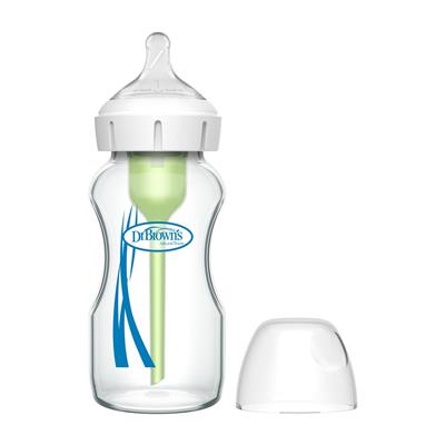 Dr. Browns Natural Flow Anti-Colic Options  Wide-Neck Glass Baby Bott