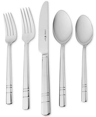 Henckels Madison Square 18/10 Stainless Steel 65 Pc. Flatware Set, Service for 12 - Macys