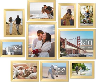 Amazon.com - upsimples 10 Pack Picture Frames Collage Wall Decor for Mounting or Tabletop Display, Photo Gallery Frame Set for Family, Multi Sizes Inc