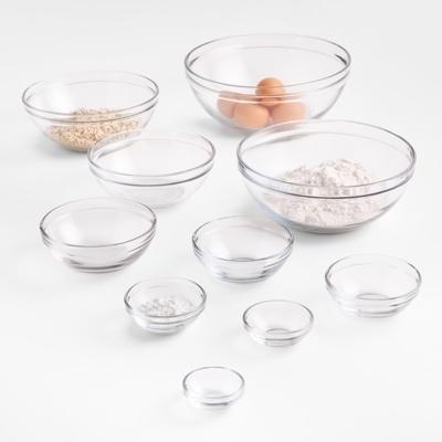 Anchor Hocking Glass Mixing Bowls, Set Of 10 + Reviews | Crate & Barrel