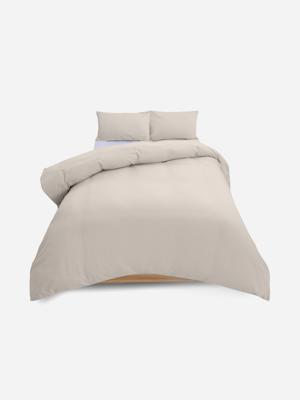 Volpes Brushed Cotton Nude Duvet Cover Set | Bash