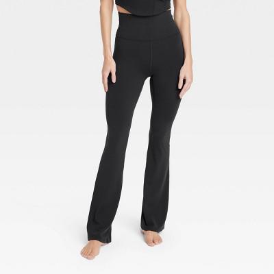 Womens Everyday Soft Ultra High-Rise Flare Leggings - All In Motion™ Black S: Moisture Wicking, Quick Dry, UPF 50+, 32 Inseam : Target