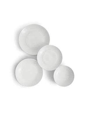 Royal Doulton Gordon Ramsay Maze Dinnerware Set White, 16 Piece Set With Pasta Bowls - David Jones