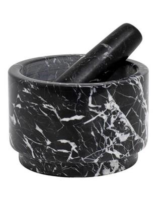 Salt&pepper Industry Mortar & Pestle Marble In Black | MYER