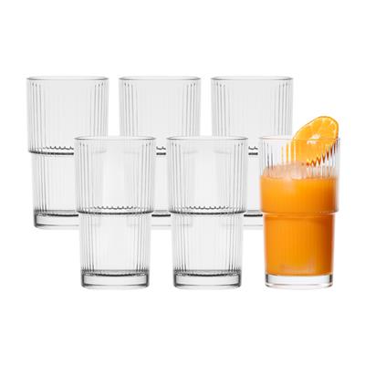 Salisbury & Co Quench Ribb Stackable Tumbler 480mL Set of 6 | Kitchen Warehouse