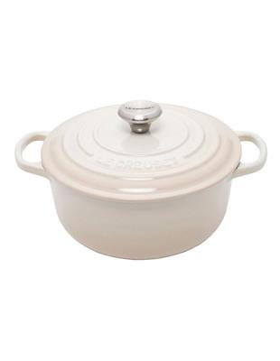 Le Creuset Signature Round Casserole 20cm Meringue - MYER
