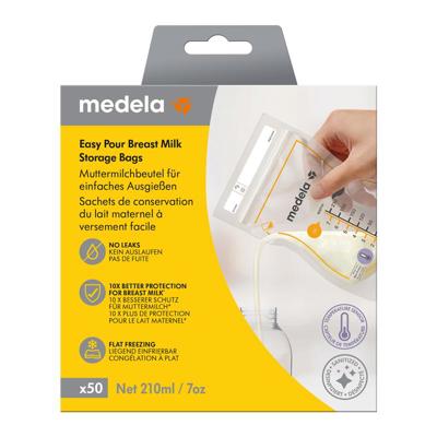 Buy Medela Easy Pour Breast Milk Storage Bags 50 Pack online at Chemist Warehouse