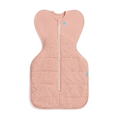 Love To Dream Quilted Stretch Cotton Swaddle Up 2.5 Tog Pebbles Rose Size Newborn | Baby Bunting AU