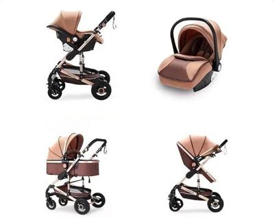 Premium (WGYI) 3 In 1 Baby Stroller - Brown : Amazon.co.za: Baby Products