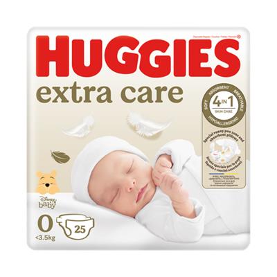 Huggies Extra Care - Size 0 New Baby (Up to 3.5kg) - 25 Nappies | Shop Today. Get it Tomorrow! | takealot.com