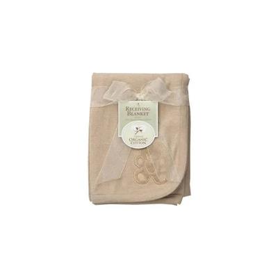 American Baby Company Natural Organic Cotton Receiving Blanket Mocha