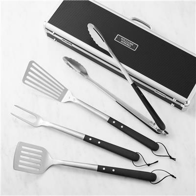 BBQ Tools Set of 4 Stainless Steel | Williams Sonoma