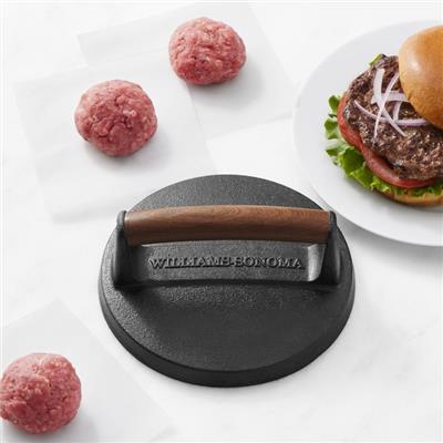 Smash Burger Press Cast Iron Tool | Williams Sonoma