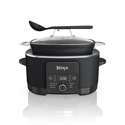 Ninja® PossibleCooker™ PLUS 6-in-1, 8.5-qt, Black, MC1010 | Replaces 12 appliances, Sous Vide & Proof, glass lid, nonstick oven-safe pot to 500°F, coo