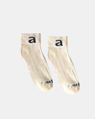 Cream Ankle Socks - Black – Artclub and Friends