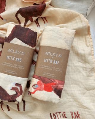 LOAILA x LOTTIE RAE ❘ Baby Wrap - All The Kings Horses – Polly & Co