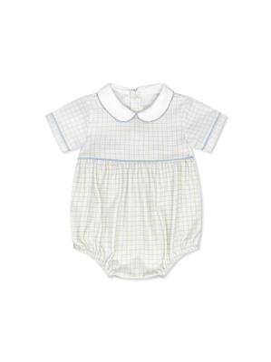 Baby Bea Bubble- Cornflower Check