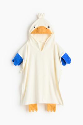 White/pelican Hooded Towel at H&M Home | H&M CA