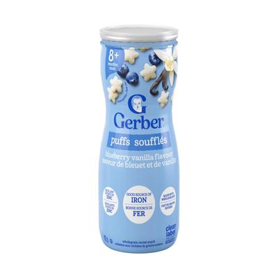 GERBER Puffs Blueberry Vanilla Baby Snacks - Walmart.ca