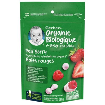 GERBER Organic Yogurt Melts Red Berry Toddler Snack - Walmart.ca