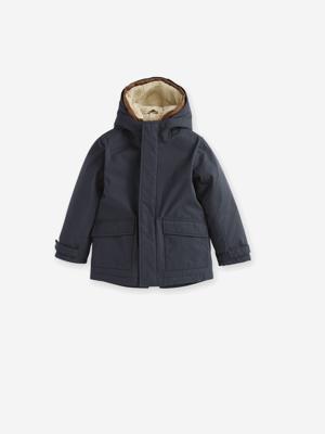 3-in-1 Parka with Removable Bodywarmer for Boys - blue medium solid with design, Boys | Vertbaudet