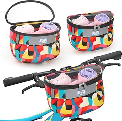 Kids Bicycle Basket, Front Frame Handlebar Bag for Toddler Scooter Tricycle Bike, Fabric Bicycle Basket for Boys & Girls : Amazon.co.uk: Sports & Outd
