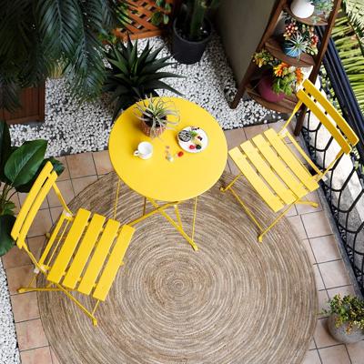 Amazon.com: Grand patio 3-Piece Folding Bistro Set, 2 Chairs and 1 Table, Weather-Resistant Outdoor/Indoor Conversation Set for Patio, Yard, Garden-Ye