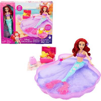 Disney Princess 12.7 Ariel Doll Red Hair/Blue Eyes and Pool Set with Moldable Sand Inspired by Disney the Little Mermaid : Target