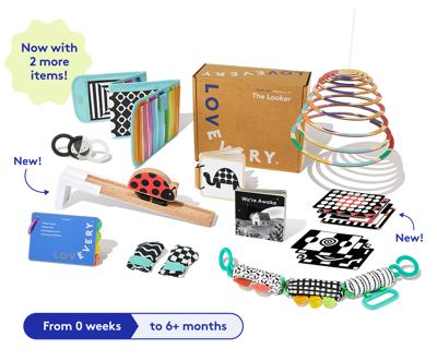 The Looker Play Kit | Toys for Newborn to 12 Week Olds | Lovevery