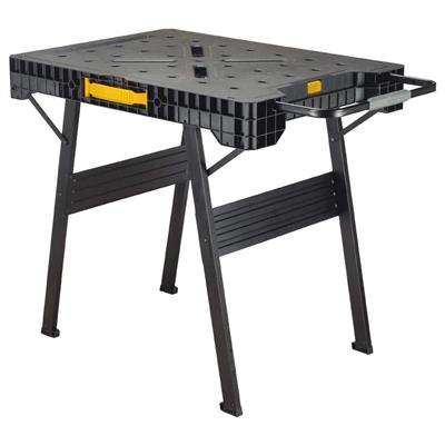 DEWALT 33 in. H Plastic Folding Portable Sawhorse Workbench DWST11556 - The Home Depot