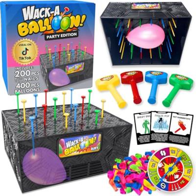 Wack A Balloon Party Edition Pop Game for Kids and Adults, Interactive Balloon Popping Party Gift for Game Night, Family Fun and Classrooms, Ages 4+
