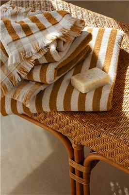 Piglet in Bed Pembroke Stripe Cotton Towel Collection | Anthropologie